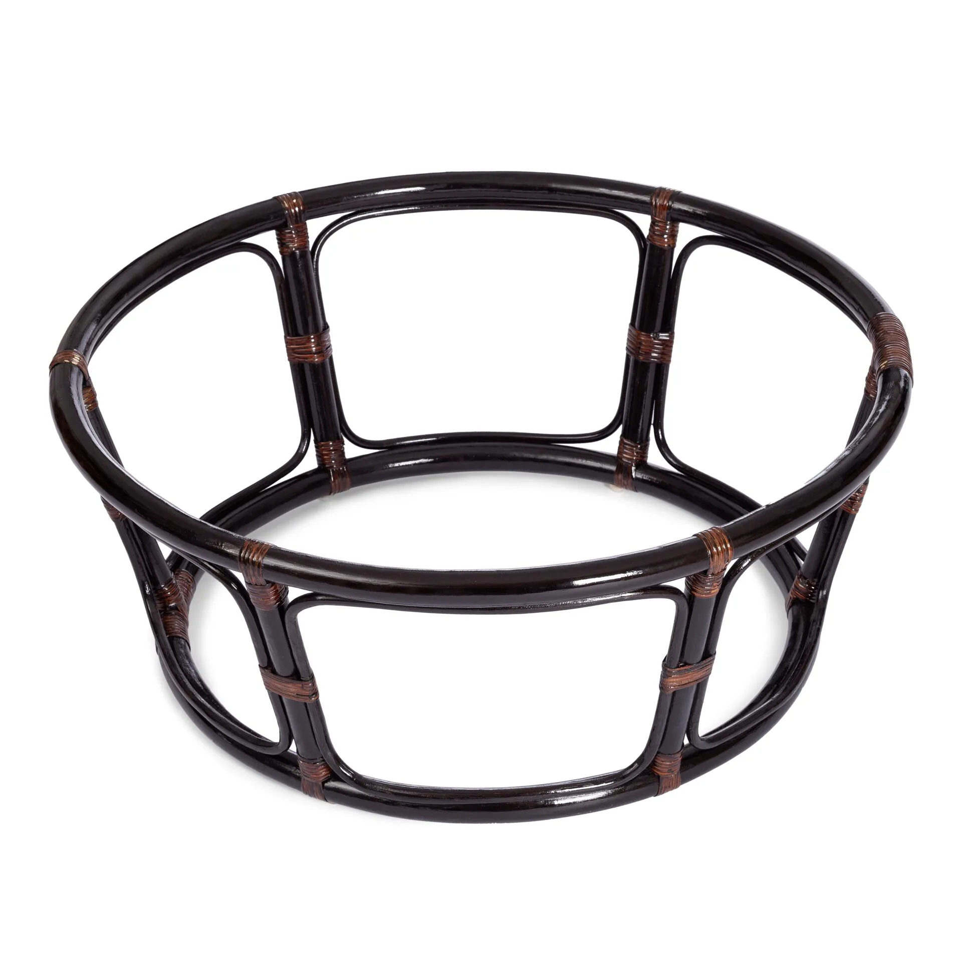 Кресло PAPASAN/ПАПАСАН 23/01 W  /с подушкой/ Antique brown (античный черно-коричневый)_13730.