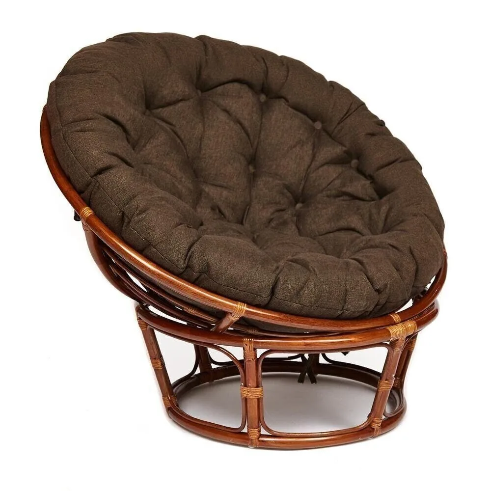 Кресло PAPASAN/ПАПАСАН 23/01 W  /с подушкой/ Pecan (орех)_13733.