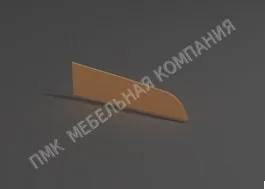 Перегородка настольная скругленн.край СТ ПГ1 4-18 СТ ПГ1 4-18