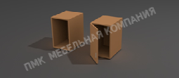 А-04г Антресоль узкая открытая на 1 отдел. 370*550*380 А-04г