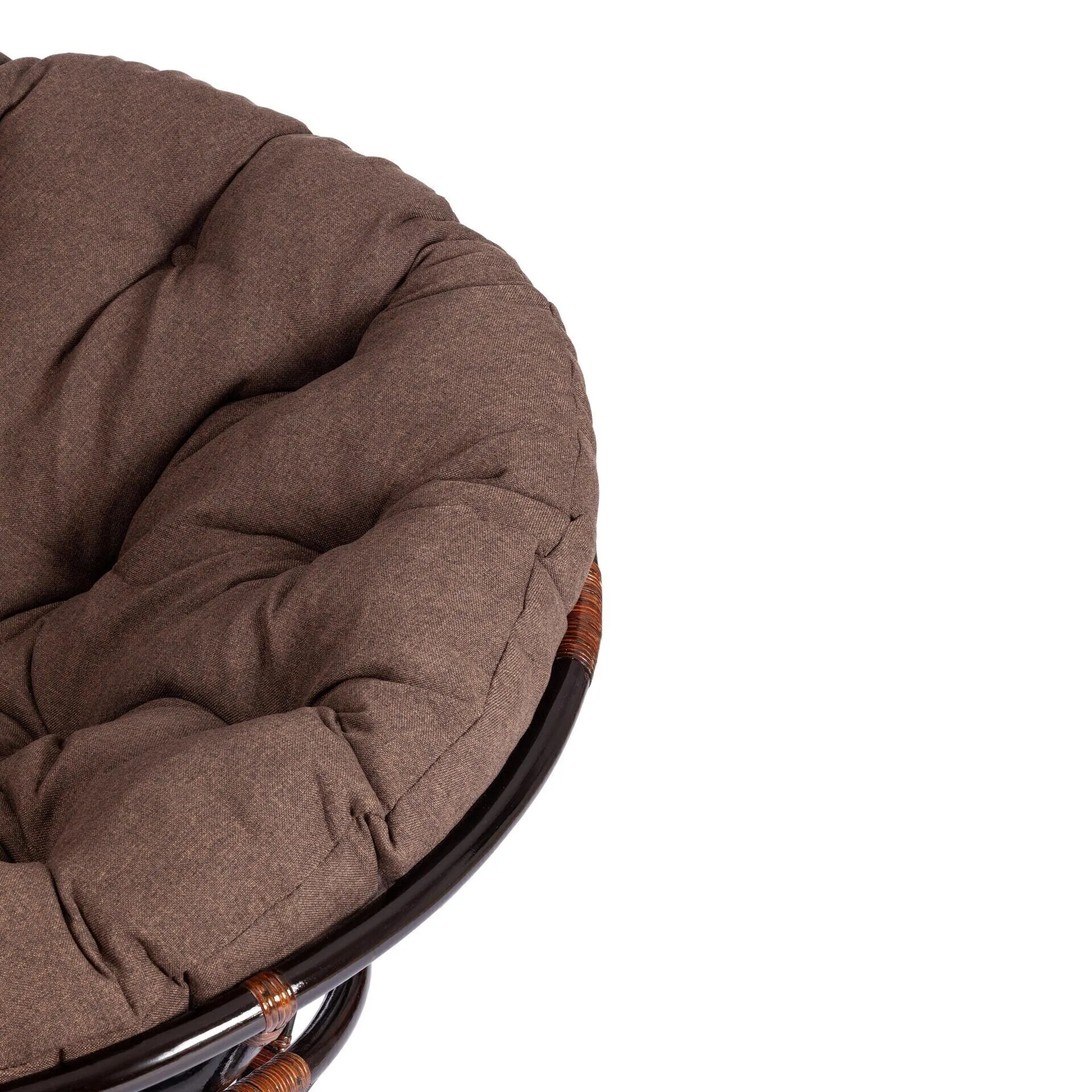 Кресло PAPASAN/ПАПАСАН 23/01 W  /с подушкой/ Antique brown (античный черно-коричневый)_13730.