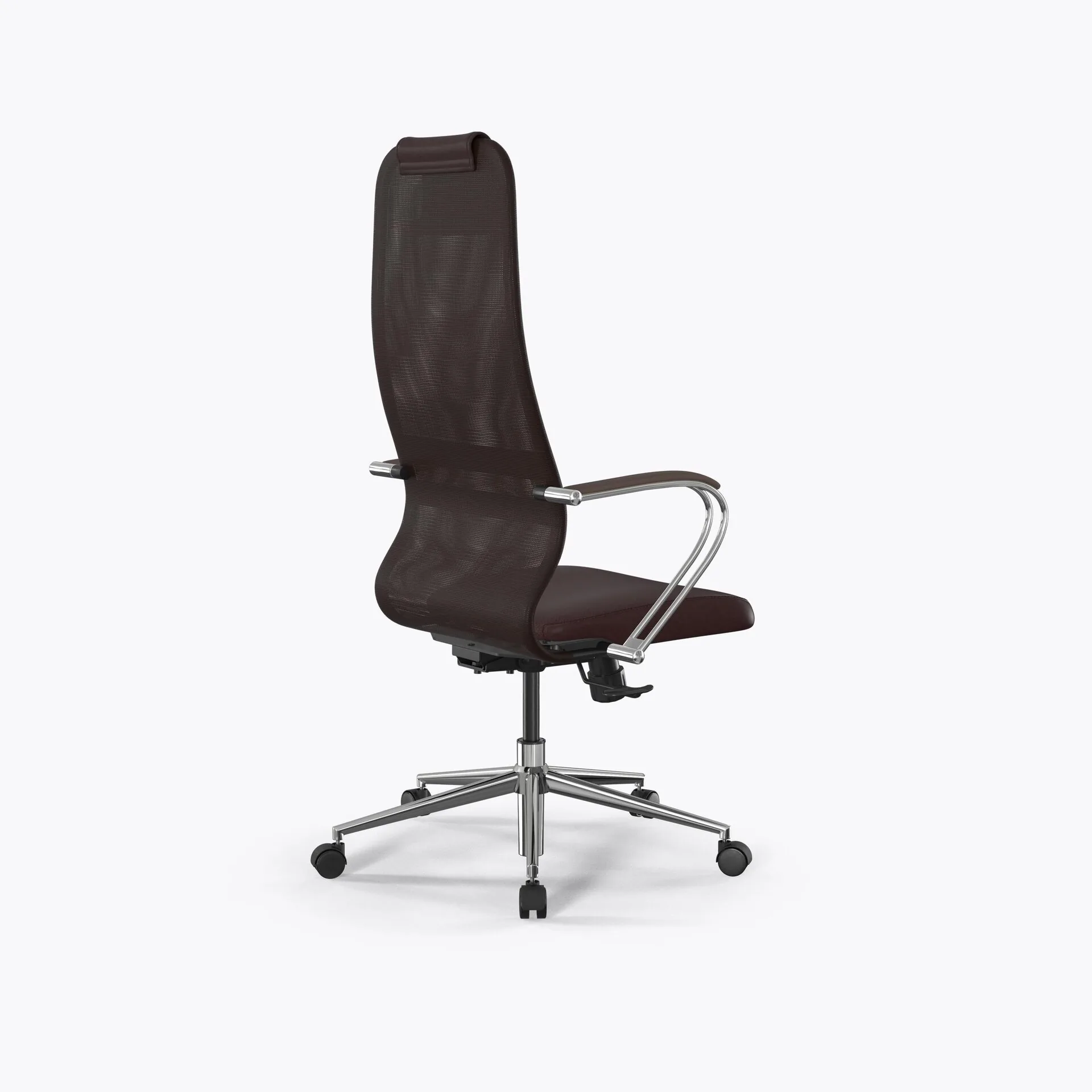 Кресло Метта SynchroSit 8 B1-9K - X2+Extra /Uh00/Wh12/K3cL(M20.B23.G18.W02) (Темно-коричневый)