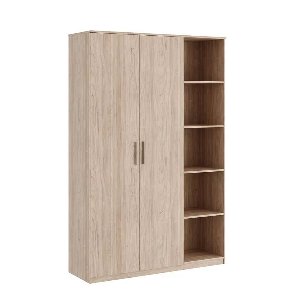Asti Гардероб с секцией, древесный 135x45x205 вяз AST33950502