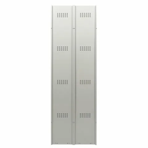 Шкаф металлический для одежды BRABIX "LK 21-80", УСИЛЕННЫЙ, 2 секции, 1830х800х500 мм, 37 кг, 291129, S230BR406102