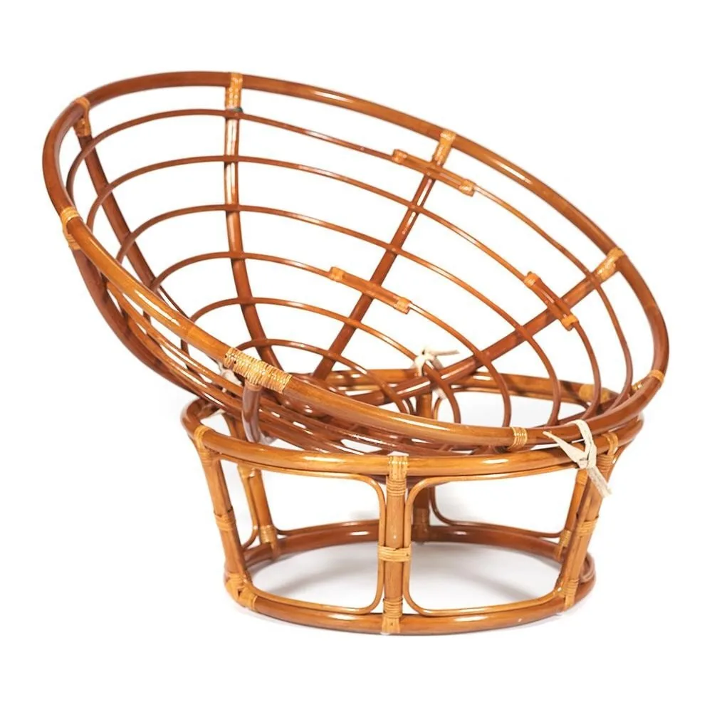 Кресло PAPASAN/ПАПАСАН 23/01 W  /с подушкой/ Cognac (коньяк)_5898.