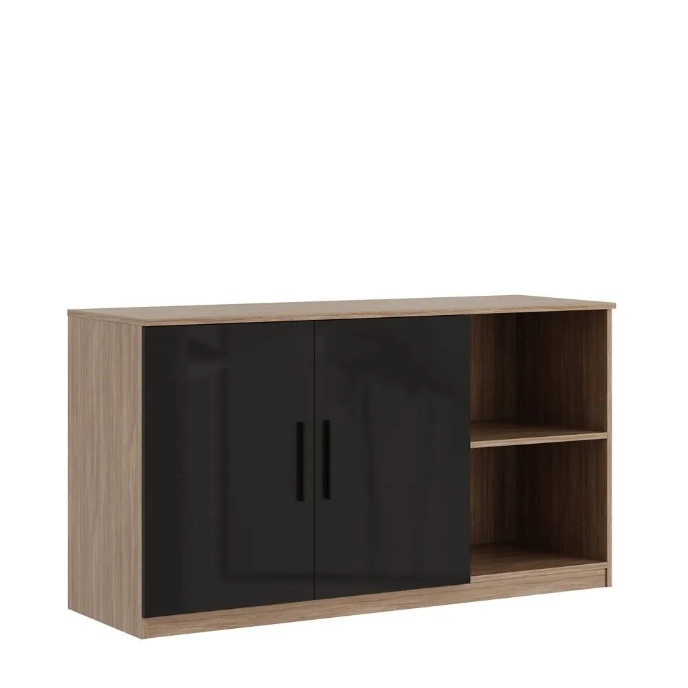 Asti Креденция с секцией, глянец 135x45x74,2 дуб урбан AST33941543