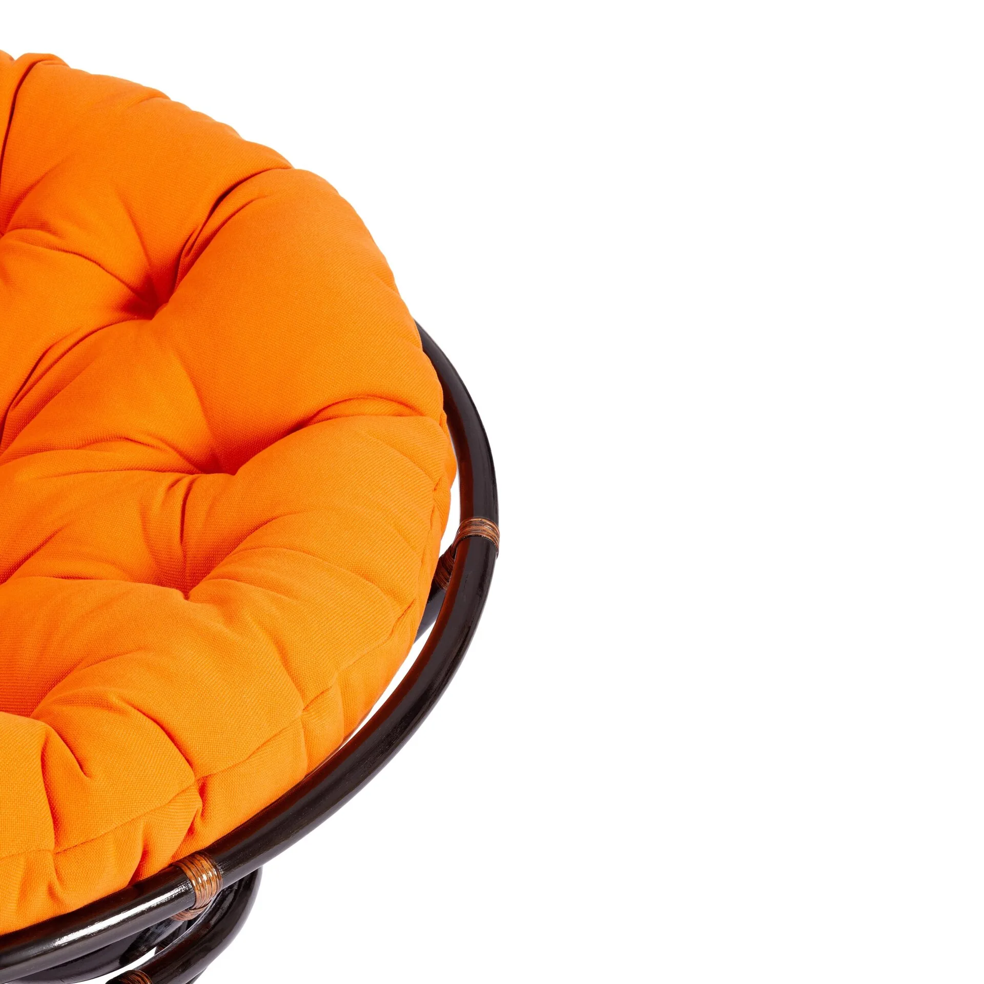 Кресло PAPASAN/ПАПАСАН 23/01 W  /с подушкой/ Antique brown (античный черно-коричневый)_13734.