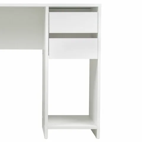 Стол письменный/компьютерный BRABIX "Scandi CD-017", 900х450х750 мм, 2 ящика, белый, 641894, ЦБ013706-1