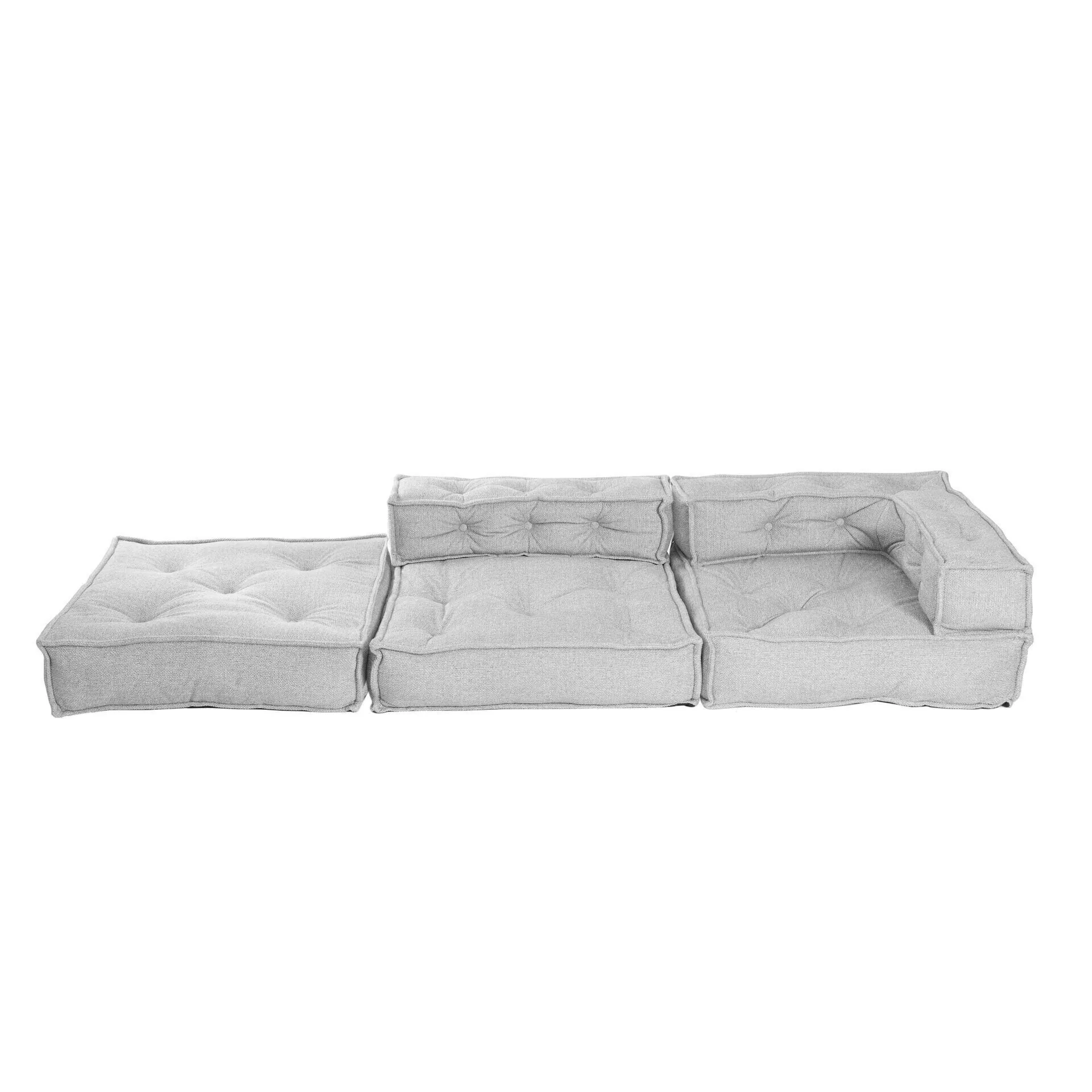 Модуль мягкий прямой Miracle VT shape silver_25338.
