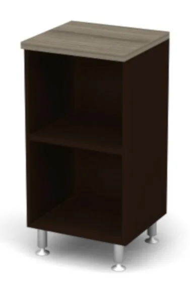 Стеллаж узкий 2 уровня BR81.0201 Дрифтвуд-чёрно-коричневый (45x43x93) BR81.0201 Дрифтвуд-чёрно-коричневый 45x43x93