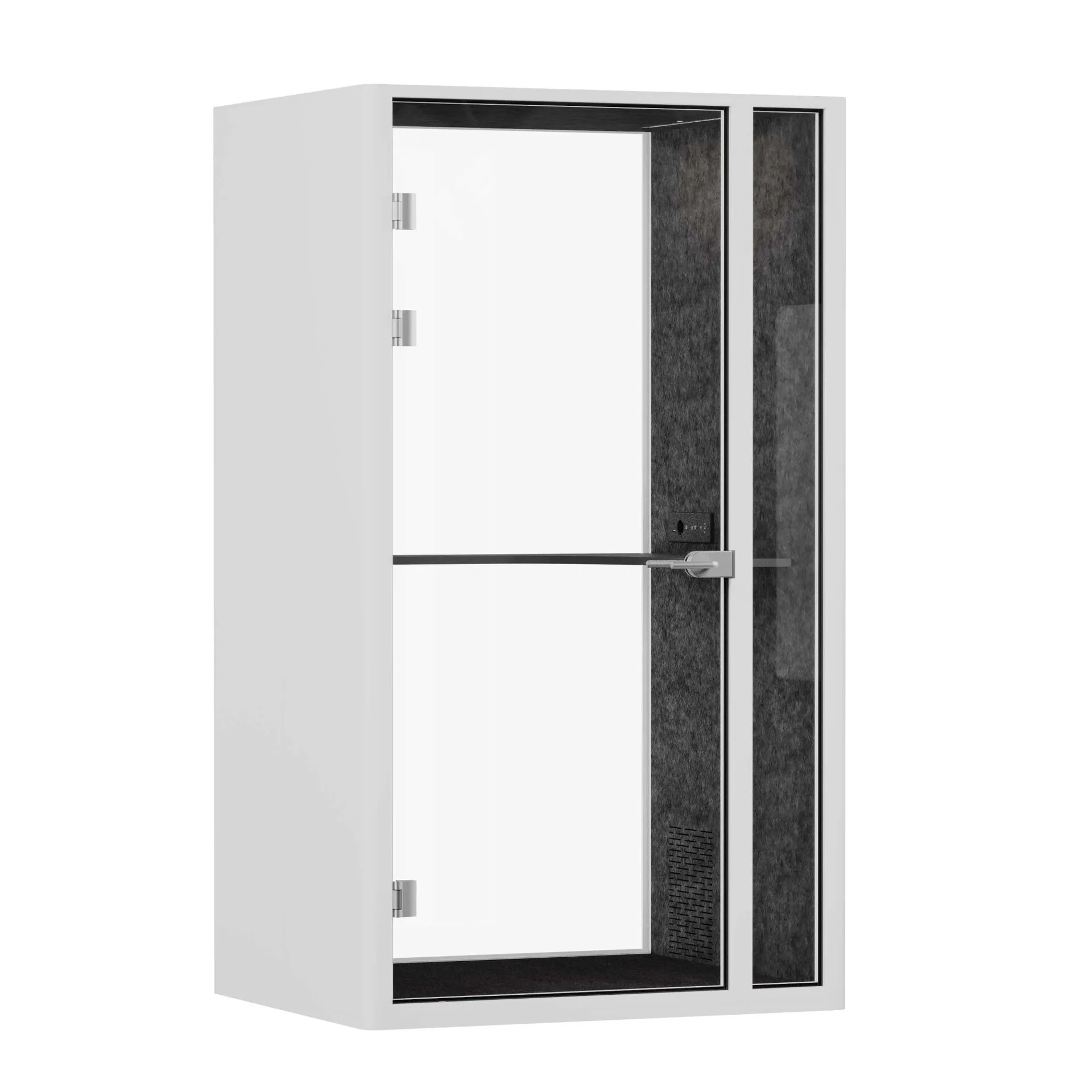 Акустическая кабина SoundCube RV UNO+ з/с-стекло  SDC-1.2-GL-Белый/Морская Галька/Антрацит/Прозрачный/Серый 1300*1070*2278