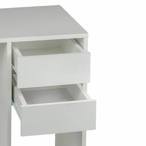 Стол письменный/компьютерный BRABIX "Scandi CD-017", 900х450х750 мм, 2 ящика, белый, 641894, ЦБ013706-1