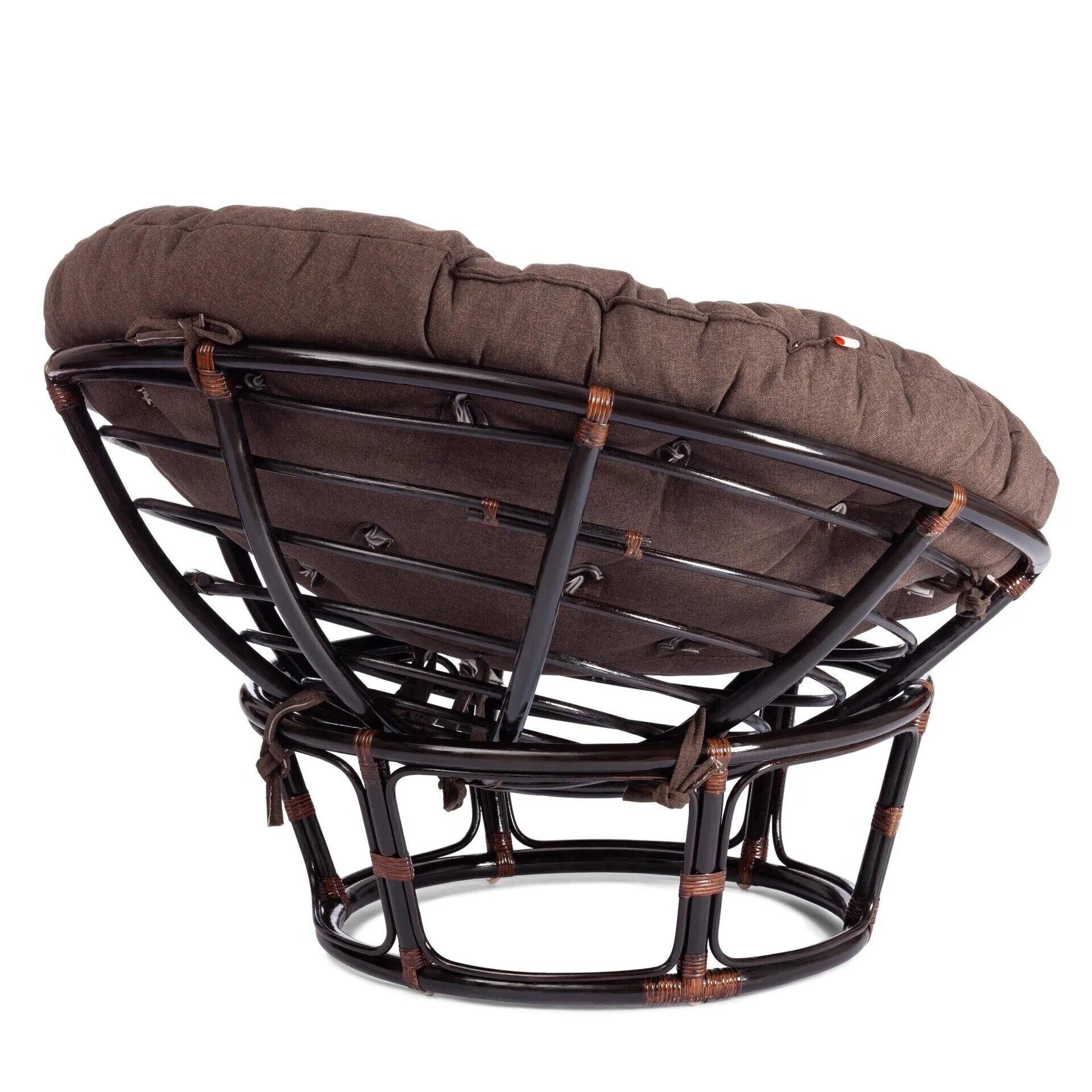 Кресло PAPASAN/ПАПАСАН 23/01 W  /с подушкой/ Antique brown (античный черно-коричневый)_13730.